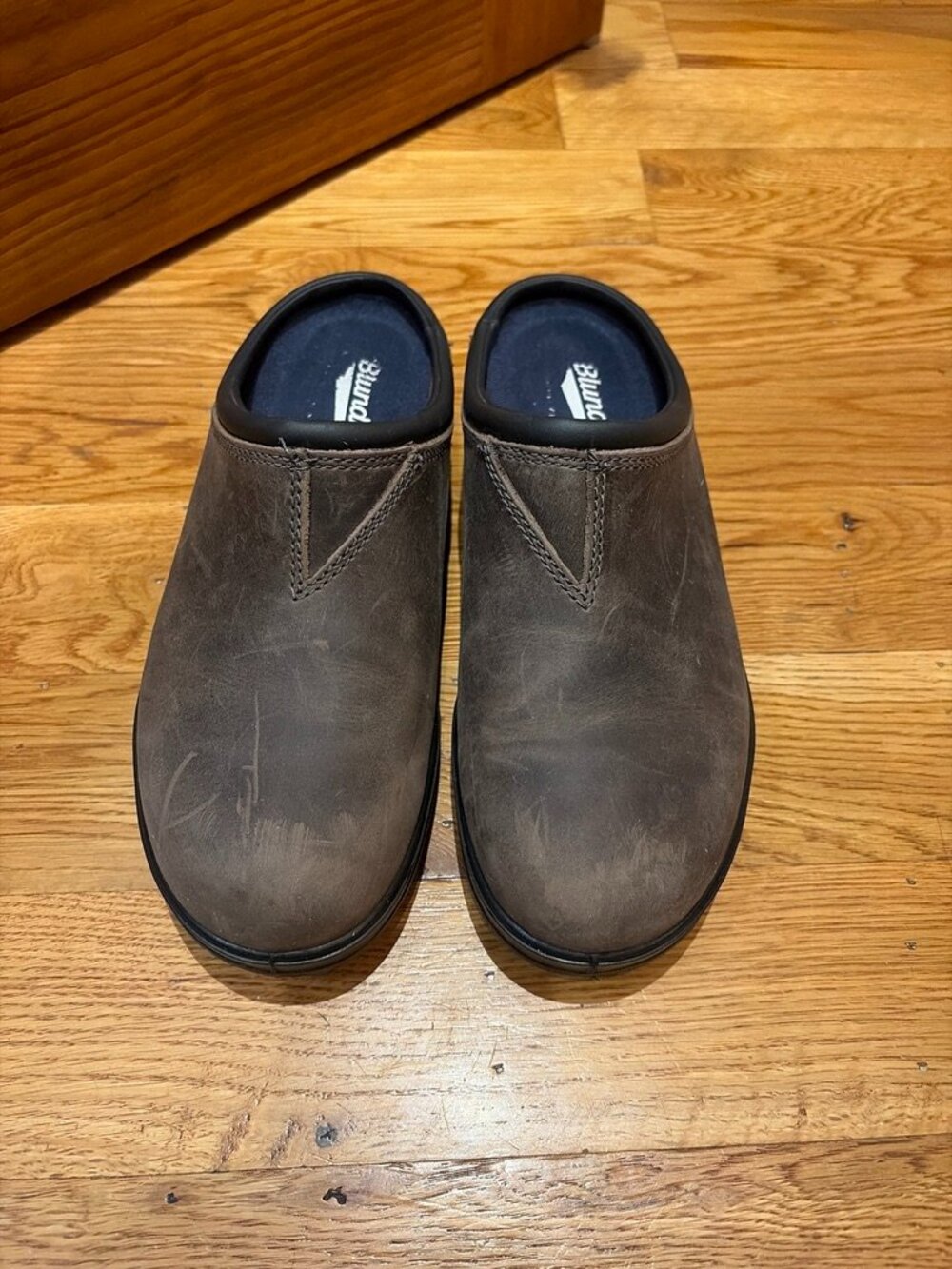 Blundstone Original Clog #2421 Antique Brown Leather Slip-On US W 8, M 7